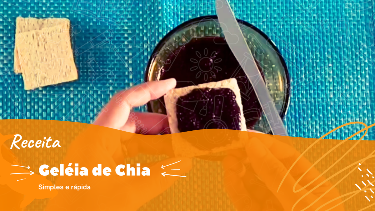 Receita: Geléia de Chia sabor Uva