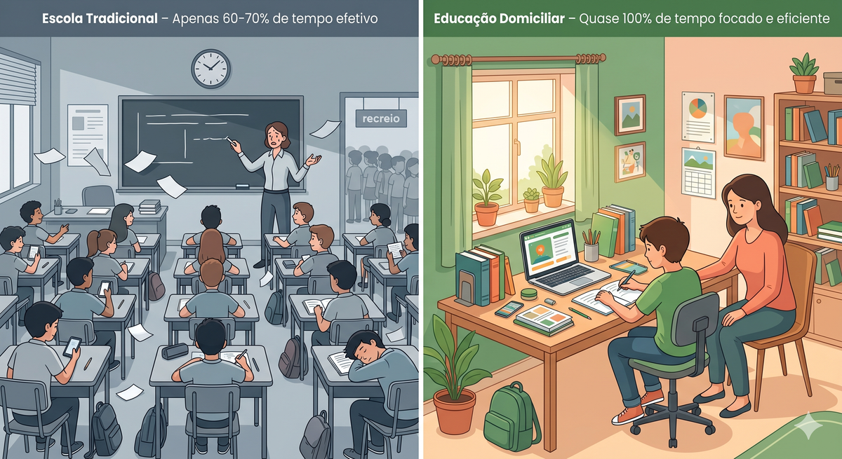 O Tempo Real de Ensino nas Escolas Brasileiras: Entre a Carga Horária Legal e a Efetividade Pedagógica